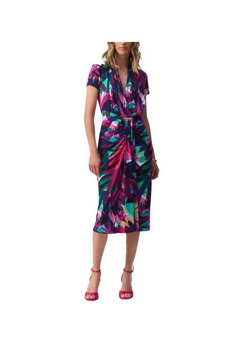 Abito Joseph Ribkoff donna 251042 Fantasia multicolore manica corta scollo a v JOSEPH RIBKOFF | Abiti | 2510423759